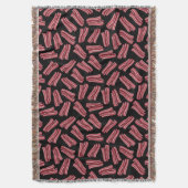 Couverture Motif de bandes de lard (devant Vertical)