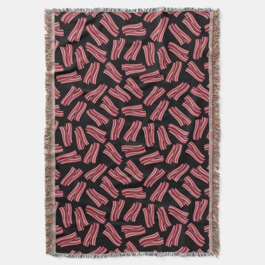 Couverture Motif de bandes de lard (devant Vertical)