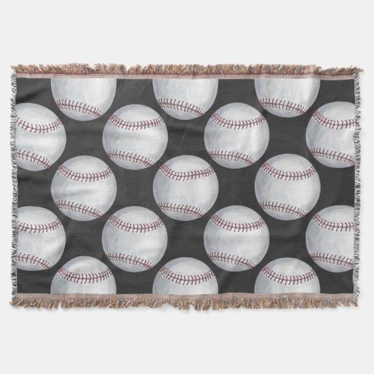 Couverture Motif de baseball peint (Devant)