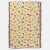 Couverture Motif de bébé avec les oiseaux mignons (devant Vertical)