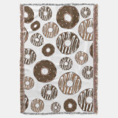 Couverture Motif de beignes, beignets de chocolat, beignets d (devant Vertical)