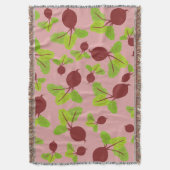 Couverture Motif de betteraves (devant Vertical)
