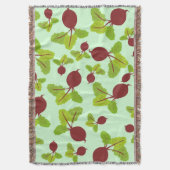 Couverture Motif de betteraves (devant Vertical)