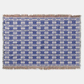 Couverture Motif de bleu et beige élégant (Devant)