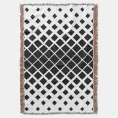 Couverture Motif de blocs de Carré de dissolution noir modern (devant Vertical)