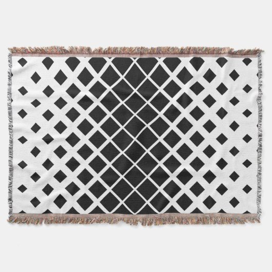 Couverture Motif de blocs de Carré de dissolution noir modern (Devant)