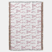 Couverture Motif de Bow rose Aquarelle (devant Vertical)