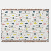 Couverture Motif de cactus et de lamas (Devant)
