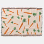 Couverture Motif de carottes orange (Devant)
