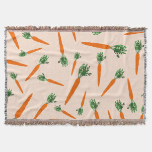 Couverture Motif de carottes orange