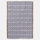 Couverture Motif de carreau de fleur d'Iznik (devant Vertical)
