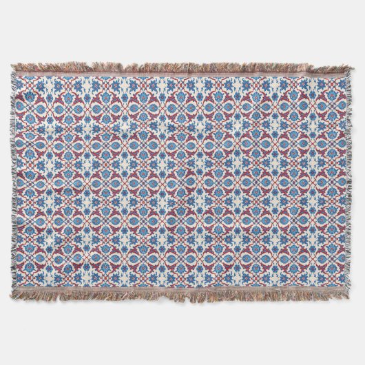 Couverture Motif de carreau de fleur d'Iznik (Devant)