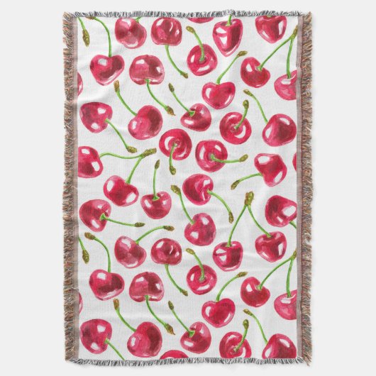Couverture Motif de cerises d'aquarelle (devant Vertical)