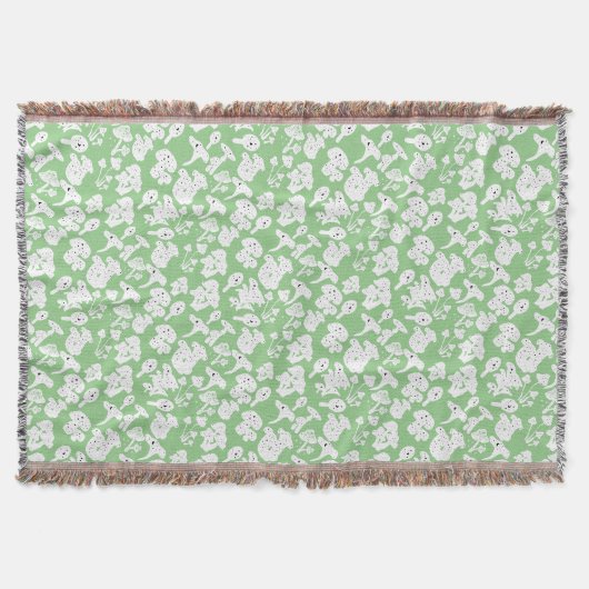Couverture Motif de champignon noir 01b Lgreen BG (Devant)