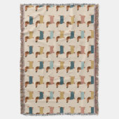 Couverture Motif de chandail confortable pour teckel (devant Vertical)