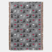 Couverture motif de chaton et de souris (devant Vertical)