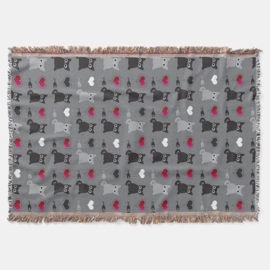 Couverture motif de chaton et de souris (Devant)