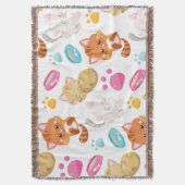 Couverture Motif De Chats, Chats Mignons, Kitty, Chatons, Paw (devant Vertical)