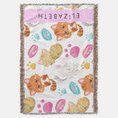 Couverture Motif De Chats, Chats Mignons, Kitty, Paws, Votre  (devant Vertical)