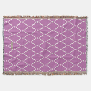 Couverture Motif de chevron kat chic et violet