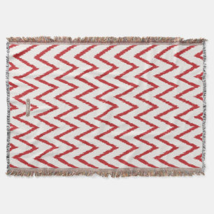 Couverture Motif de chevron rouge kat texturé chic moderne