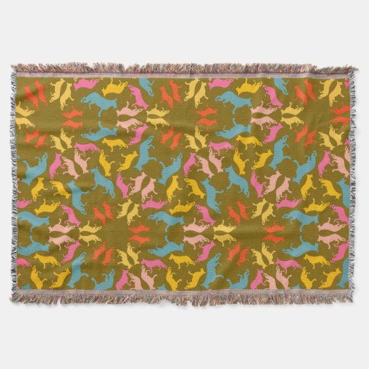 Couverture motif de chien (Devant)