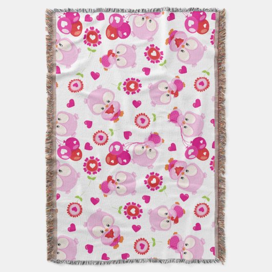 Couverture Motif De Chouettes, Chouettes Mignonnes, Chouettes (devant Vertical)