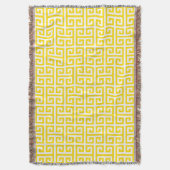 Couverture Motif de clé grecque jaune doré (devant Vertical)