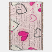 Couverture Motif de cœur moderne avec fond de script (18) (devant Vertical)