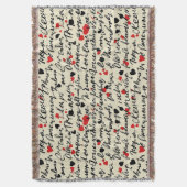 Couverture Motif de cœur moderne avec fond de script (6) (devant Vertical)
