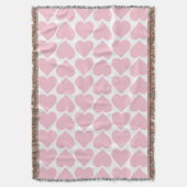 Couverture Motif de cœurs roses, romantique, amour (devant Vertical)