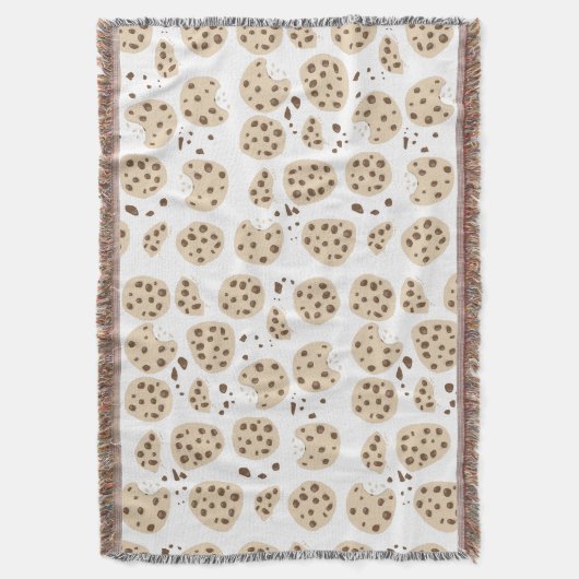 Couverture Motif de cookies à puces de chocolat (devant Vertical)