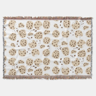 Couverture Motif de cookies à puces de chocolat
