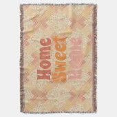 Couverture Motif de courte de patchwork floral automnal Cotta (devant Vertical)