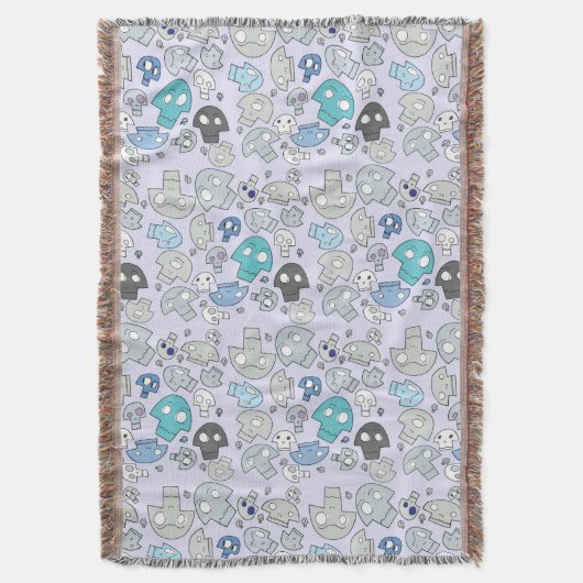 Couverture Motif de crâne (devant Vertical)