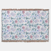 Couverture Motif de cristaux et de roses de licorne (Devant)