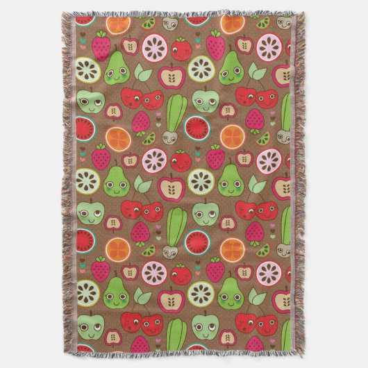 Couverture Motif de cuisine de fruit (devant Vertical)
