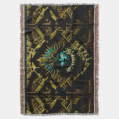 Couverture Motif de design Aztec deux (devant Vertical)