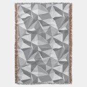 Couverture Motif de diamant - polygone abstrait (devant Vertical)