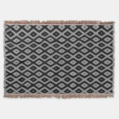 Couverture Motif de diamants gris et noir (Devant)