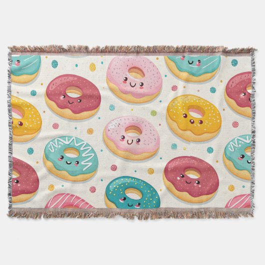 Couverture Motif de Donuts (Devant)
