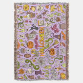 Couverture Motif de doodle Halloween mignon (devant Vertical)