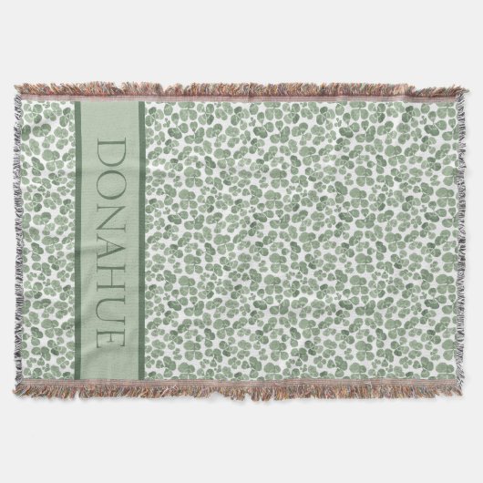 Couverture Motif de fermeture Shamrock aquarelle (Devant)