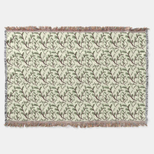 Couverture Motif de feuilles de forêt sans couture Botanique 