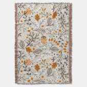 Couverture Motif de feuilles et de branches de baies d'automn (devant Vertical)