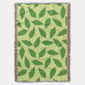 Couverture Motif De Feuilles, Motif De Feuilles, Feuilles De  (devant Vertical)