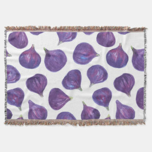 Couverture Motif de figues aquarelle