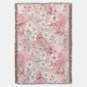Couverture Motif de fleur de cerisier rose (devant Vertical)