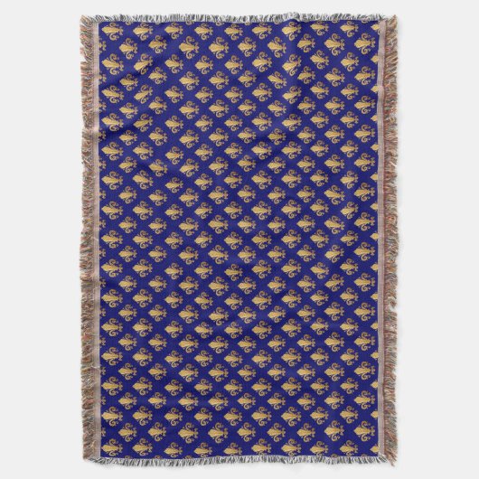 Couverture Motif de Fleur de lis (devant Vertical)