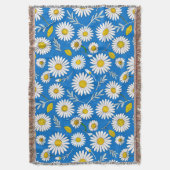 Couverture Motif de fleur de marguerite (devant Vertical)